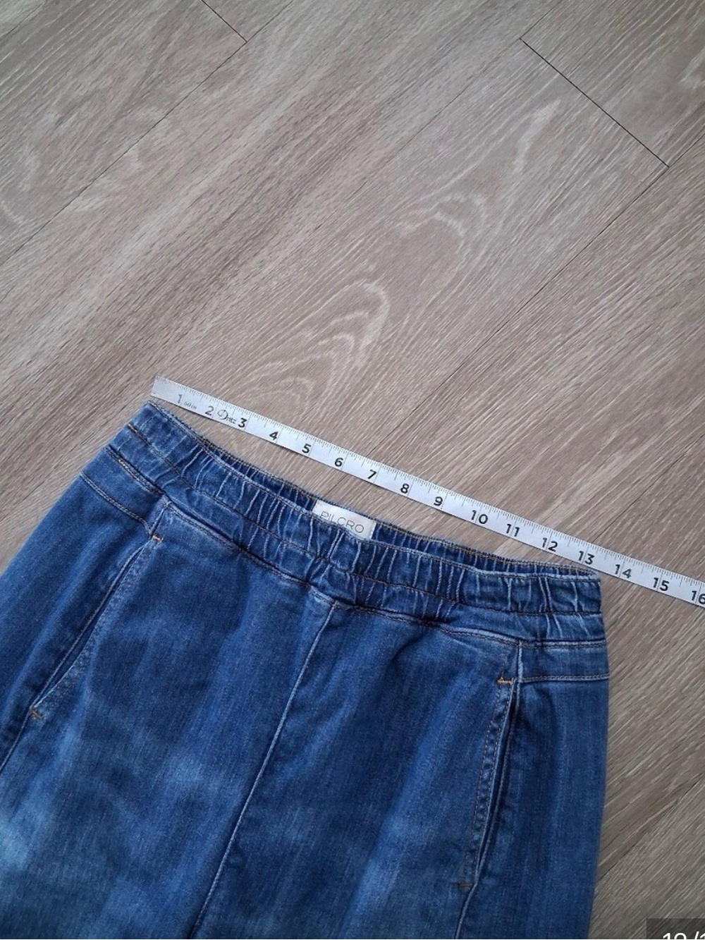 Pilcro The Izzie Wide-Leg Women's Jeans in Medium Blue size xs - Picture 9 of 12